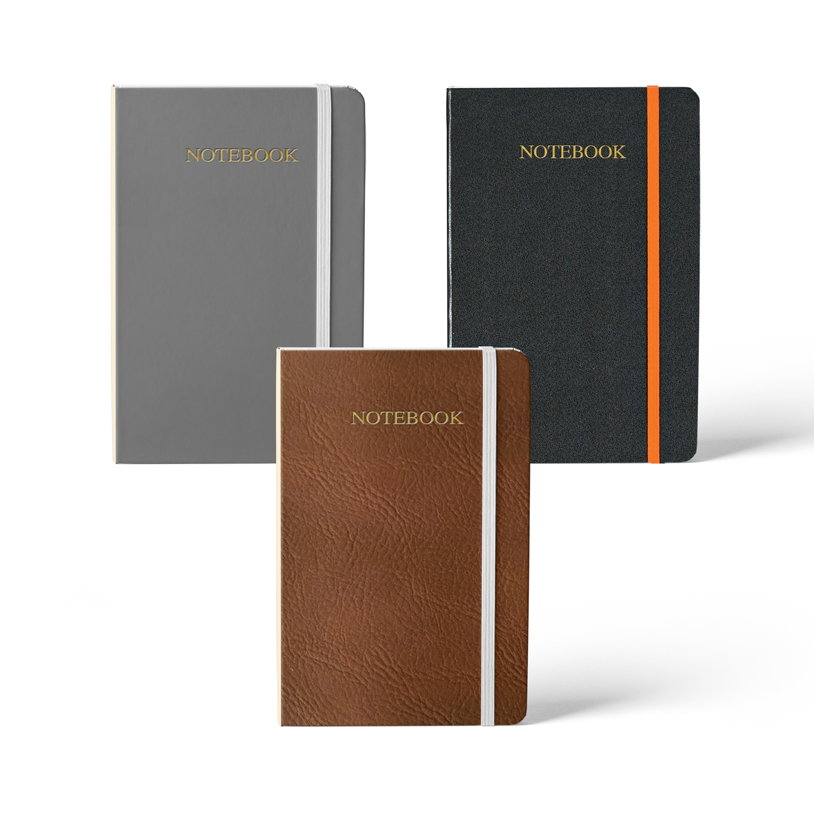 A5 Pu Leather Cover Notebooks