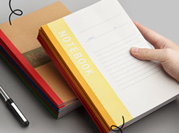anti-glare custom notebook