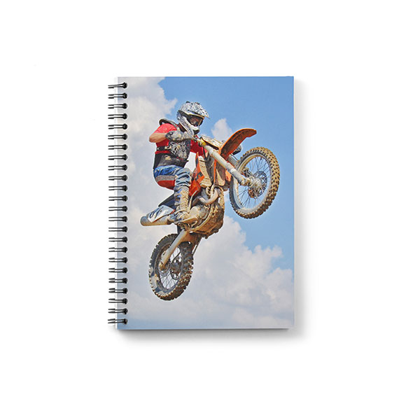 Square Ruled Spiral Notebook
